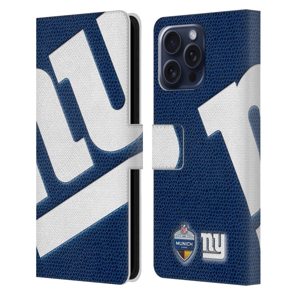 NFL ナショナルフットボールリーグ - 2024 International Games / Munich Giants レザー手帳型 / Apple iPhoneケース - PGS
